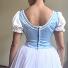 Professional Romantic Ballet Tutu Giselle Swanhilda Blue White Performance
