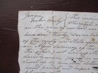 1837-40 Baker County georgia  clark stokes yernigan Family  Signed Deed