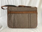 Vintage Samsonite Silhouette 4 Tan Tweed Garment Bag Luggage Suitcase W keys Nwt