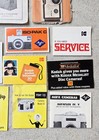 Lot Of Assorted Vintage Camera Manuals Booklets Guides Kodak   Argus  Agfa