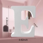 Wood Letters 4 3 Inch  White Unfinished Wood Letters For Graft  Wooden Letter   