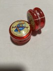 2 The Ned Show Yoyo Boomerang Red pink Collectible Yo Yo Toy Never Give Up Vtg