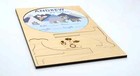 Mountain Trail Baby Announcement Sign   Personalized Birth Stat Sign