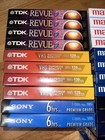 Lot 23 Blank Vhs Tapes Video Cassettes Tdk Revue Maxell Sony New