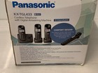 Panasonic Kx-tgl433b Dect 6 0 Cordless 3 Handsets Phone System Answering Machine