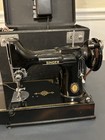 Singer Featherweight 221-1 Sewing Machine W  Case Footpedal   Attachments 1951