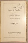 Vintage 1924 Medical Supply Catalogue Veterinary Medicine Pharmaceutical Dental