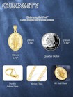Patron Saint Medals Pendant Necklaces Protection Necklace For Women   14k Gol   