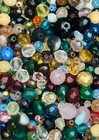 100g Vintage Czech Crystal Glass Loose Mixed Bead Lot For Jewelry Making Diy