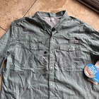 Columbia Men s Long Sleeve Button Up Shirt Green teal Omni Shade Size 2xl