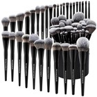 32pcs Pro Grade Makeup Brushes Set With Super Large Holder   Ultra-soft Synth   