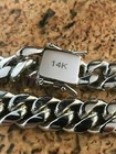 Men s Heavy Miami Cuban Link Bracelet Chain Gold Plated Stainless Steel 8mm-14mm