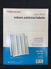 Office Depot White Inkjet laser Return Address Labels  1 2 In  X 1 3 4 Inch