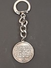 Metal Golfers Prayer Medal Charm Keychain Golf Vintage Read