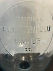 Vintage Antique Electrified Water Co Glass 5 Gallon Jug   Bottle Music Mountain