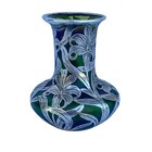Loetz Alvin Overlay Glass Vase Art Nouveau 999 Silver Patented 3376 Alvin Mark