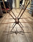 Antique Primitive Wooden Swift Wool Yarn Winder Spindle Unique Decor
