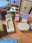 Large Lot Of 20 Kidkraft Craft Wooden Mini Doll House Play Furniture Toy