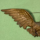 Vtg Cast Metal Eagle Wall Hanging Americana Art Patriotic Federal 25 Inch