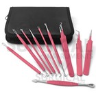 10 Pimple Popper Tool Kit  Blackhead Remover Set Comedone Extractor Acne Kit  p 
