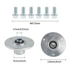 17mm Bore 3 Stud Go Kart Wheel Hubs Steering Spindle For Drift Trike Atv Quad