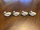 4 Porta Ceramic Blue Duck Napkin Rings Ceramic Cottagecore Country