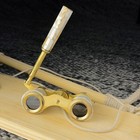 Vintage Opera Binoculars Brass Mother Of Pearl Theater Glasses Nautical Gift