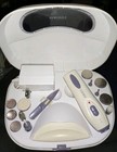 Homedics Style Spa Deluxe Manicure   Pedicure Kit Discs  Cones  Brush   Drier
