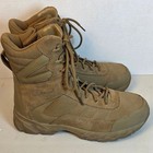 Smith   Wesson Ranger 1091 Coyote Brown Tactical Side Zip Boots Mens 10 5 Padded