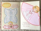 Unused Christmas Girl Make Angel Toy Play Activity Vtg Greeting Card 1970s 1980s