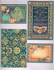 Graphic45 Midnight Masquerade  8pk  Handmade Ephemera Pocket Cards Two-sided