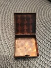 Vintage Brass Pill Box Jewelery Box Hinged Lid Push Button Open
