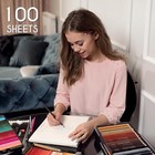9  X 12  Pro Sketch Book  100 Sheets  Notebook Paper Pad Artist Drawing Art Book