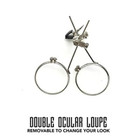 Jeweler s Eye Loupe Clip-on Eye Glasses Making Repair Magnifier Craft Steampunk