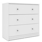 Tvilum Portland 3 Drawer Chest In White