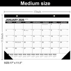 2026 2027 Office Desk Calendar  18 Months 17x11 5  Home Use