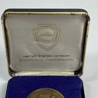 Vintage 1976 Us Jaycees Bronze Bicentennial Commemorative Medal Coin With Case