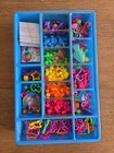 Vintage Lisa Frank Bead Mania Blue 1990s Container Read