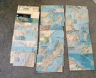 Vtg National Geographic Maps Decade 1960s Lot 40 Excellent Condition