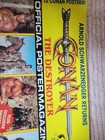 Conan The Destroyer Official Poster Magazine 1984 Arnold Schwarzenegger