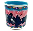 Montana Man Archer Horse Buffalo Mug Western United States Travel Souvenir Bison