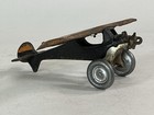 Vintage Arcade Cast Iron  Monocoupe Airplane 1930   s No Prop