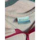 Columbia Fleece Jacket Womens Xl Pink Full Zip Gorpcore Outdoor Hiking