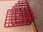Vtg Yaffa Design Mini Catch All Desk Plastic Storage Organizer Rack 1983 Red Euc