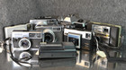 Lot Of 8 126 Film Cameras - Olympus  Ricoh  Yashica  Kodak - Read More