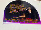 Elvira   Slot Machine  Glass Round Topper
