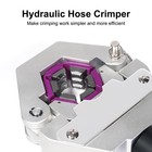 Hydraulic A c Hose Crimper Kit 7 Dies  6  8  10  12 Beadlock Crimping Tool