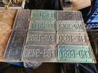 Bulk Lot Of 10 North Carolina First In Flight License Plate Plates Lot Aviation 