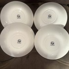 Four  Blue Willow Ware Churchill England Vegetable Serving Bowl 9  Microwave