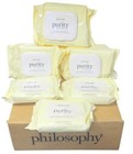 6 Packs Philosophy Purity One-step Facial Cleansing Cloths Makeup Wipes New Read